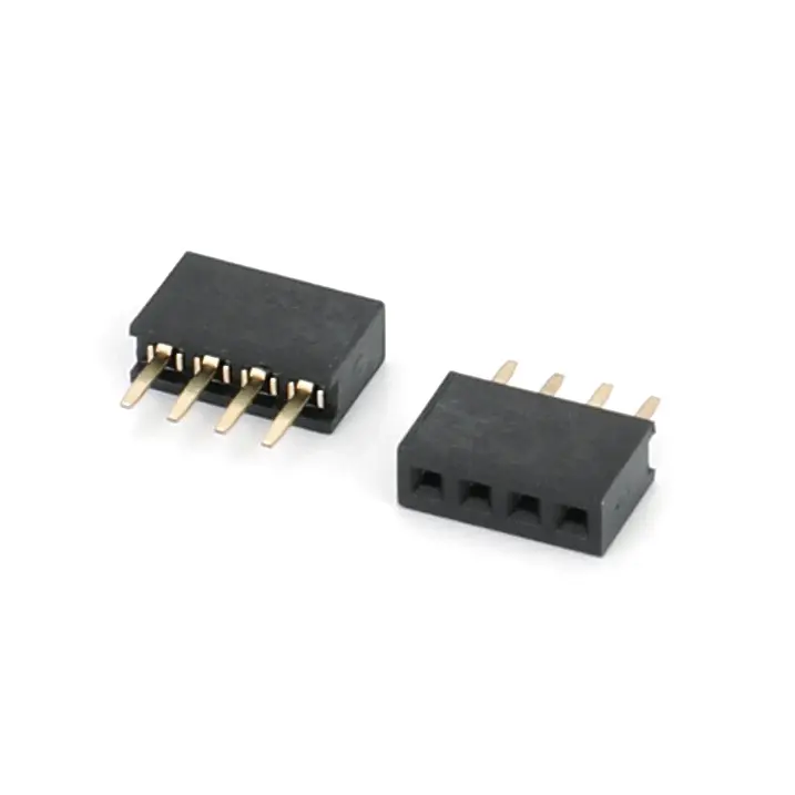 1.27mm DIP Single Row Female Socket (HS127DA-0340)