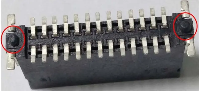 1.27mm SMC Male Connector positioning posts