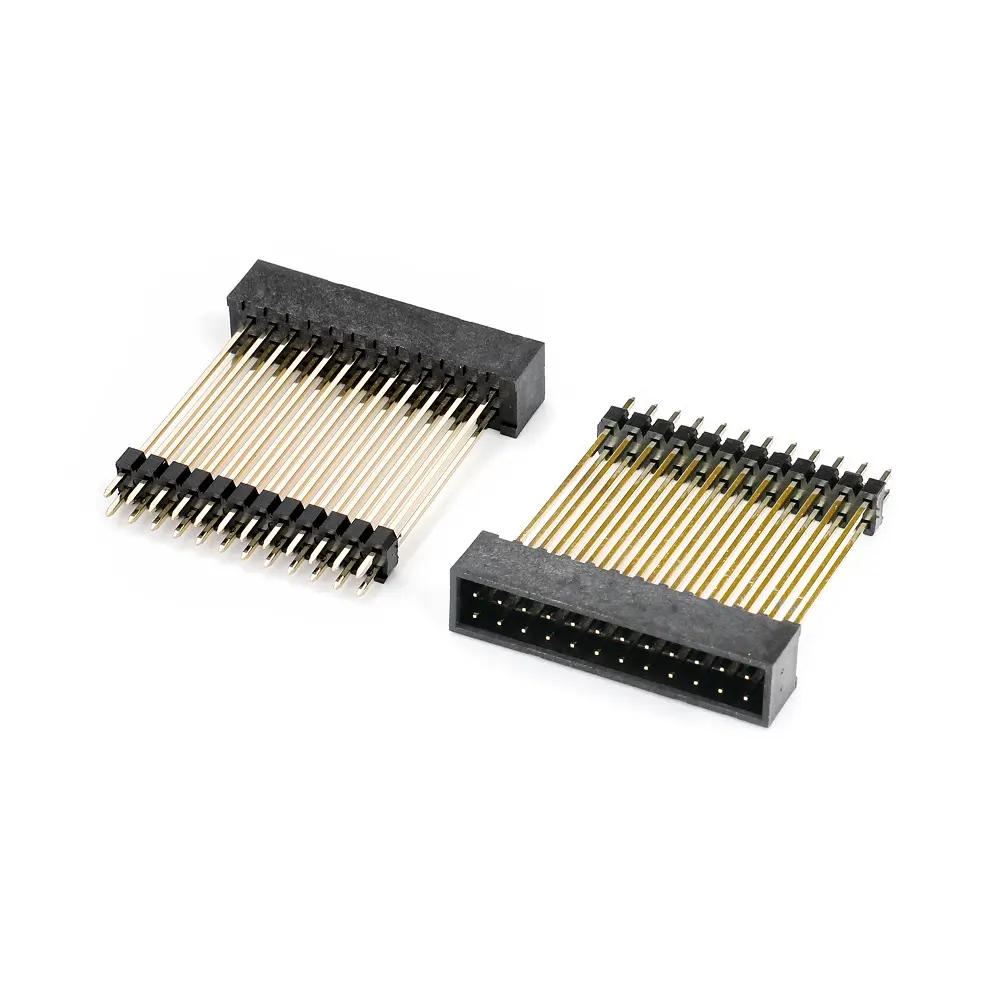 2.0mm DIP Double Row Stack Box Pin Header (HB200DF-XXXX )